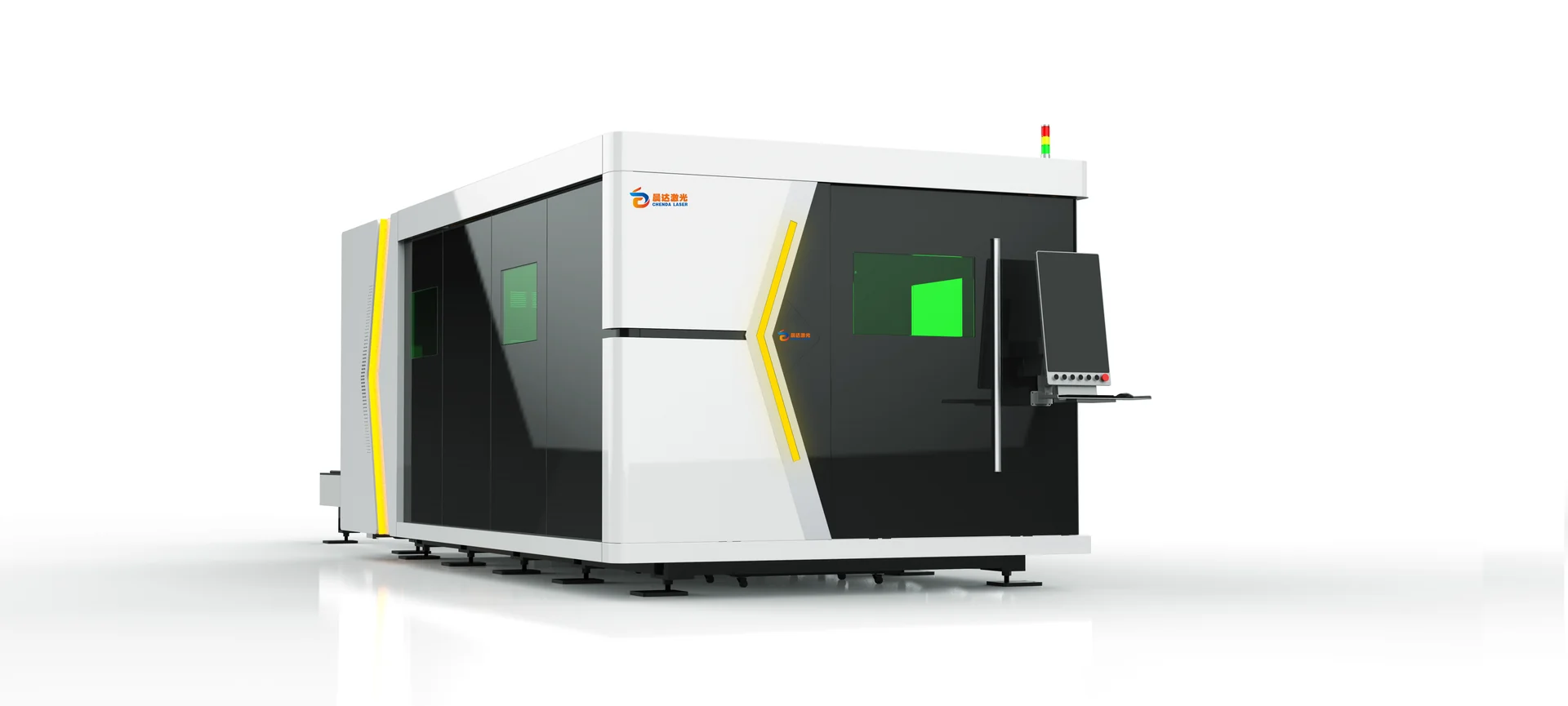 CHENDA laser cutting machine with enclosed work area