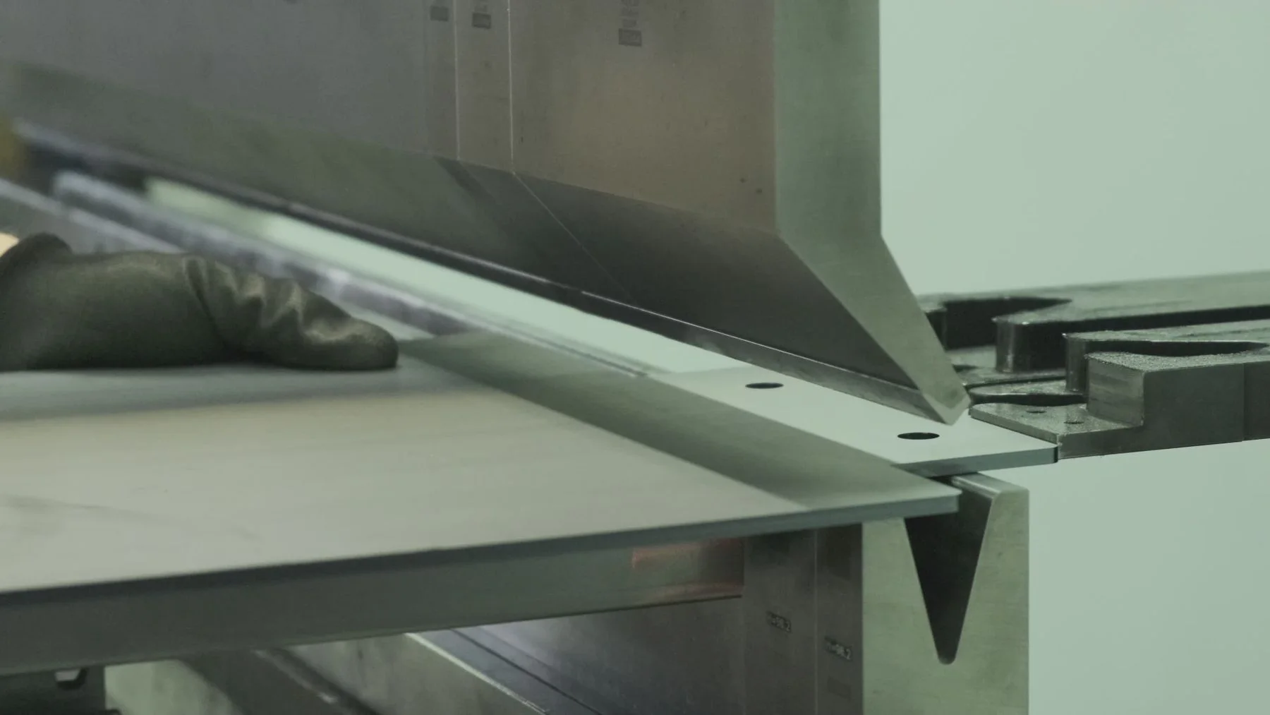Press brake tooling forming sheet metal; process reference