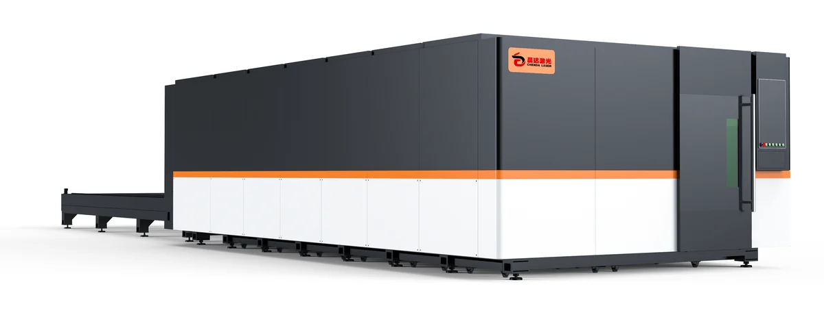 Fully enclosed CHENDA laser cutting machine with exchange table