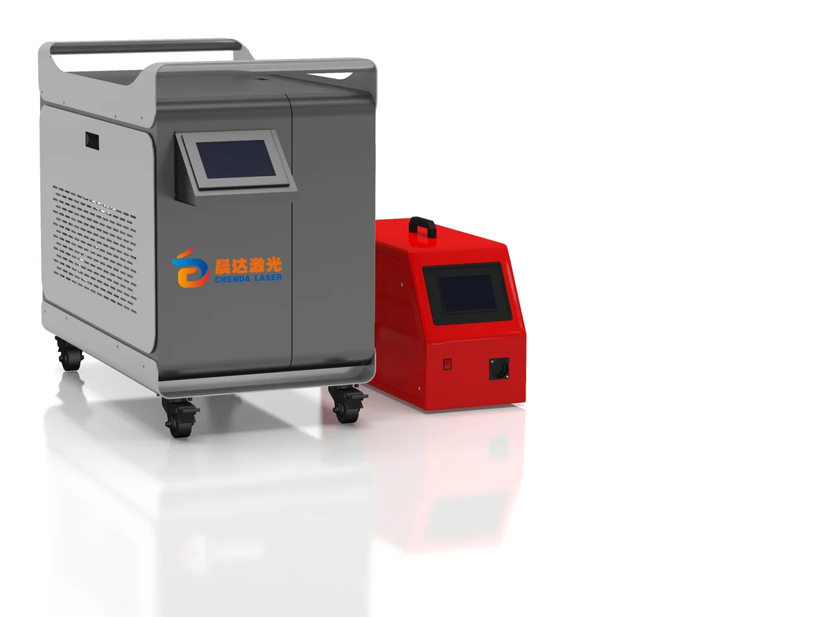 CHENDA handheld laser welding unit with separate wire feeder