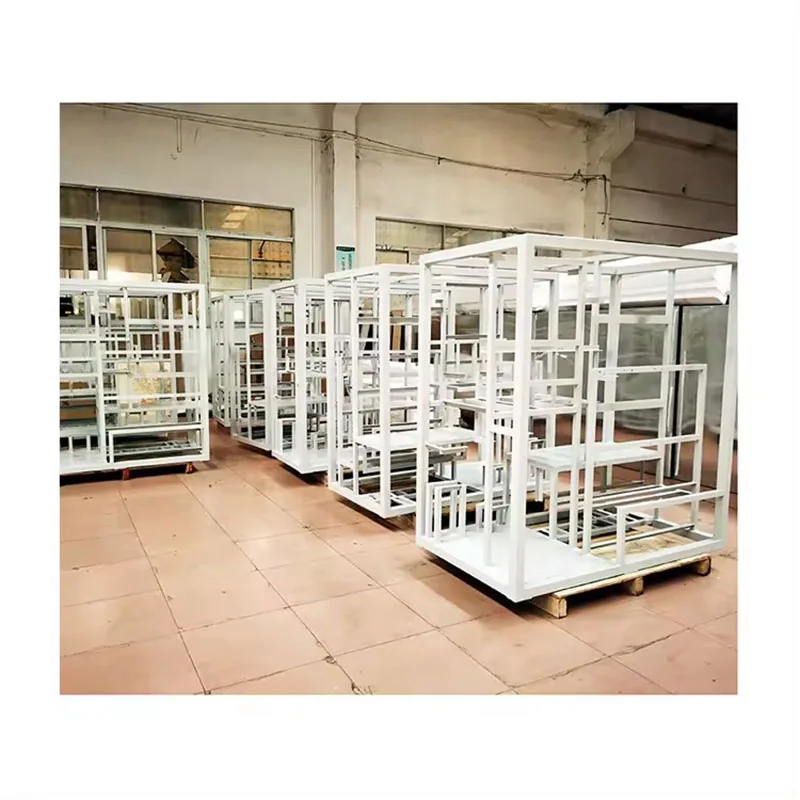 Repeated welded and coated metal furniture frames; application reference